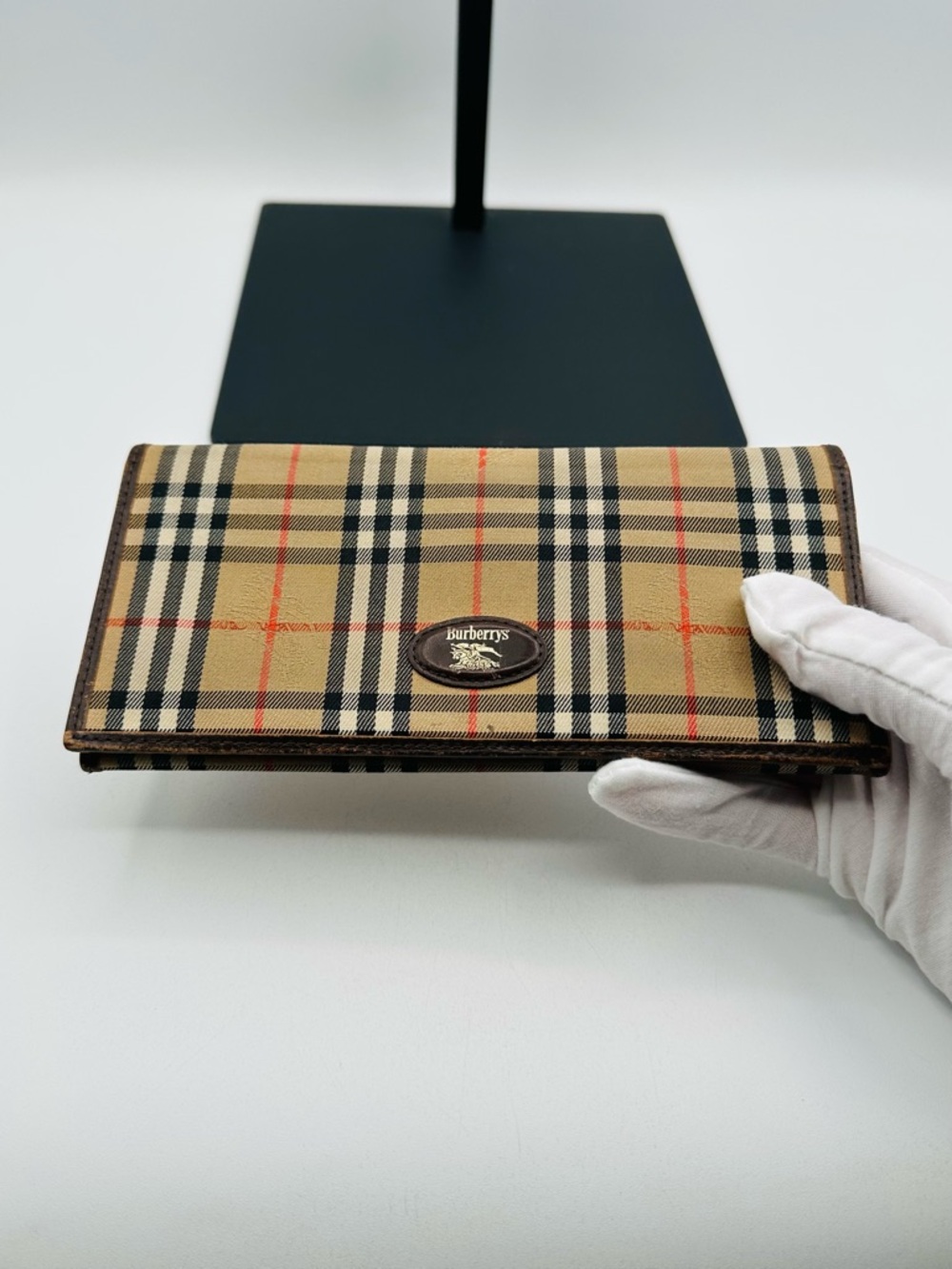 Burberry Vintage Long Plaid Wallet - Picture 6 of 12